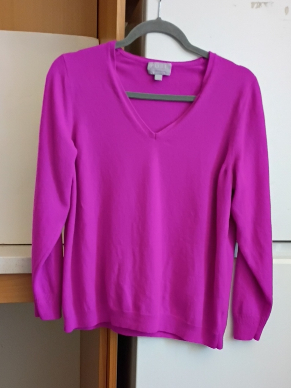 Cashmere 100% By Pure Collection V-Neck Sweater sz 20